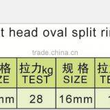 High Quality Brass Fishing Bent Head Oval Split Ring thumbnail-3