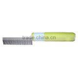 Pet Grooming Comb Rubber Handle Dog Comb thumbnail-1