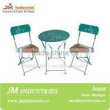 Painted Iron Bistro Set thumbnail-1