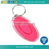 Waterproof RFID 125khz Keychain With PC Material With Hitag 1 Chip thumbnail-2