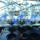 Stainless steel filling and aluminum foil sealing machine for jerry