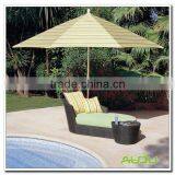 Audu Patio Outdoor Furniture Rattan Lounge 135L thumbnail-1