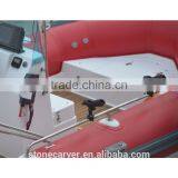 China Manufacturer New 17' RIB Rigid Hypalon Inflatable Sport Fishing Boats for Sale thumbnail-5