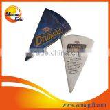 Advertising Compressed Towel in Trangle Pizza Shape