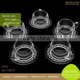 Eco Friendly Personalized Borosilicate Personalized Tea Cup Saucer Set thumbnail-4