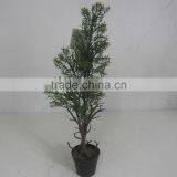 SJ041117 Ornamental Plastic Plants/topiary Frame Trees/decorative Bonsai Plants thumbnail-3