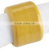 High Quality Best Selling Spun Bamboo Napkin Ring Yellow From Vietnam thumbnail-1