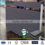 WPC Wall fence panel for composite fence better than plastic fence panel