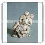 Resin Crafts Music Animal Garden Frogs Decoration thumbnail-1