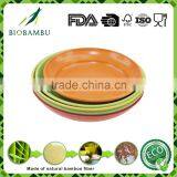 OEM Available Diswasher Safe Green Lifestyle Bamboo Fiber Serving Tray thumbnail-3
