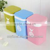 Plastic Cartoon Dustbin,colourful Dustbin,mini Dustbin