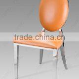 Dining Chair Stainless Steel Base thumbnail-1