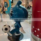 Football Man Cartoon Figure Mascot for Shopping Mall thumbnail-4
