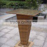 3pcs Fashion Design Wicker Outdoor Bar Stools thumbnail-3