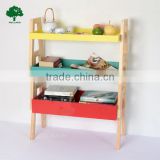 Wooden floor dsiplay rack /shelf