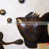 Bronze Fish Wall Relief for Home Decor thumbnail-1