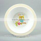 LFGB, SGS Certification Safety Melamine Children Bowl / Round 100% Melamine Kids Dinnerware thumbnail-1