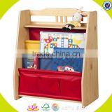 wholesale top quality wooden kids bookshelf great household wooden kids bookshelf hot toddler wooden kids bookshelf W08D044