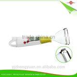 ZY-A20272 Stainless Steel Potato Apple Peeler With Hollow Plastic Handle thumbnail-2