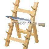 Japanese Wooden Knife Rack Knife Hanger Knife Display Tool thumbnail-1