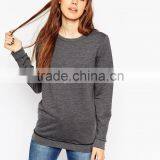 Longline Cut Sweatshirts for Women's thumbnail-1