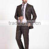 High Quality Woolen Business Suits/ Checked Italy Style Suits for Men thumbnail-1