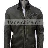 ALIKE Man Outdoor Jacket pu Wash Jacket thumbnail-1