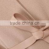 Wholesale Ladies Apparel Front Patch Pockets Powder Blush Wool Coat(DQE0355C) thumbnail-4