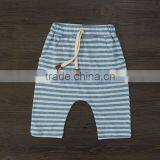 Very Cheap 100% Cotton Baby Short Stripes Harem Pants With Waistband thumbnail-4