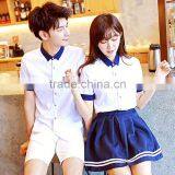 Unisex Design Korean High School Uniforms White Shirt thumbnail-2