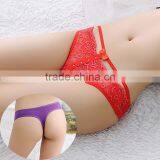 Stock New Women Lace Sey Panties Knickers Bikini Lingerie Underwear Hollow Flower Lover Rose Thongs Underwear Women Briefs Girls thumbnail-1