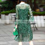 Feeling Girl Dress African Print Designs Pakistani Chiffon Dress thumbnail-4