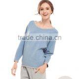 European and American Style Ladies Pajamas Sets Outwear 100% Cotton Full Sleeve Round Collar Loose Leisurewear Suit thumbnail-2