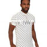 Latest Design Mens Short Sleeve Custom Dot Funny Polo Shirt thumbnail-4
