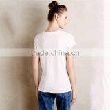 China Supplier Online Shopping Best Selling Loose Cotton t Shirt for Women thumbnail-2