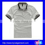 Wholesale 100% Cotton Men's Plain Yellow Polo t Shirt With Short Sleeve Custom Design thumbnail-4