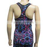 New Sublimation Printed Fitness Wear Yoga Wear Women Y Back Fitness Tank Top thumbnail-2