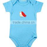 Unisex Applique Bee Summer Wear Short Sleeve Wholesale Pattern Custom Made Infant Cotton Baby Romper thumbnail-3