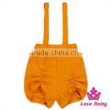Fashion Soft Cotton Children Solid Color Short Hot Baby Ruffler Pants thumbnail-3