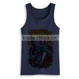 OEM ODM Fancy Design Bodybuilding Slim Fit Cotton Wholesale Gym Tank Top Men thumbnail-5