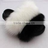 Myfur 2017 Trending Products Upper Fur Traveling Summer PVC Slide on Slippers Wholesale Slipper PVC Plastic thumbnail-5