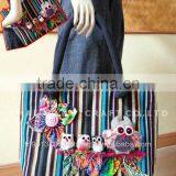 Thai Shoulder Bag Patchwork OWL Design thumbnail-1