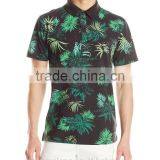 Polyester/spandex Short Sleeve Full Printed Polo Shirts for Men LT5862 thumbnail-1