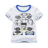 Wholesale Summer Cotton Priting Kids Girl Short Sleeve t Shirts thumbnail-1