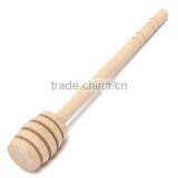 2016 Hot Sale Fashion Wood Wooden Honey Dipper Stick New Honey Jar Long Handle Mixing Honey Stick thumbnail-5