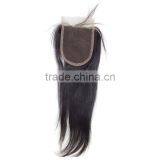 7A Closure Brazilian Body Wave Lace Closure Bleached Knots,4X4 Closure With Baby Hair Free Part Middle Part 3 Way thumbnail-6