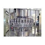 Drinks Electric liquid bottle filling machine , 6000BPH Washing Filling Capping machine