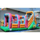 Inflatable Obstacle game with durable PVC tarpaulin material for rent,re-sale use OBS-04