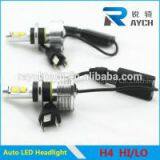 LED Headlight Bulb H4 HI/LO Beam 30W 3000LM H4 Led Headlight thumbnail-1