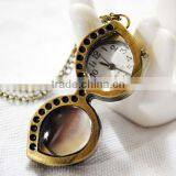 Free Shipping!!! 39*34mm Cartoon Teapot Pendant Pocket Watch @ Mixed Antique Bronze Mechanical Locket Watch Pocket thumbnail-1